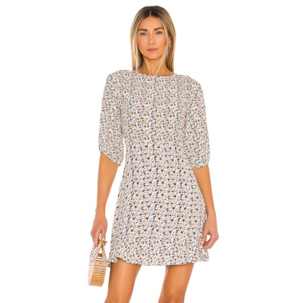 Faithfull The Brand floral Mini Dress size 6